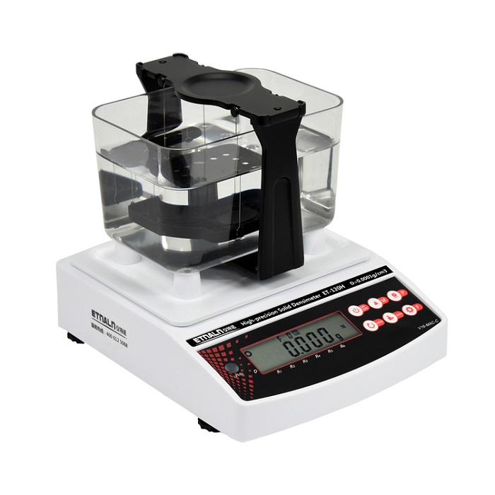 ET-120H高精度固体比重计安装与测试方法